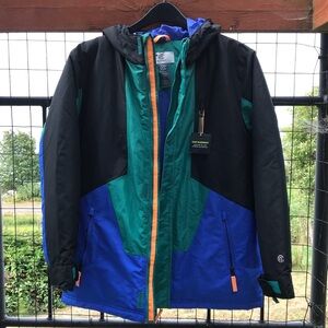 Champion Kids Jacket - Black, Green, Blue